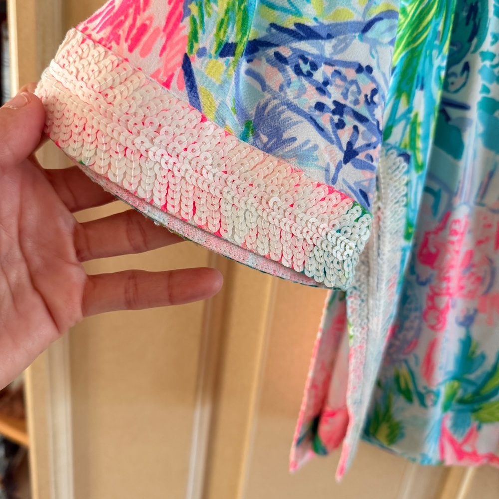 Lilly Pulitzer Renato Tunic Top in Bohemian Queen - Picture 2 of 8